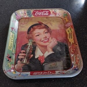 Vintage 1950's Coca Cola Advertising Tray